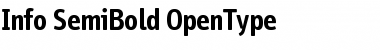 Download Info SemiBold Font Title Preview