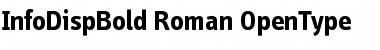 Download InfoDispBold Roman Font Title Preview