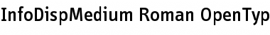 Download InfoDispMedium Roman Font Title Preview