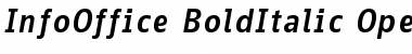 Download InfoOffice BoldItalic Font Title Preview
