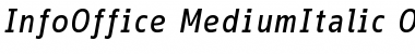 Download InfoOffice MediumItalic Font Title Preview