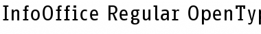 Download InfoOffice Regular Font Title Preview