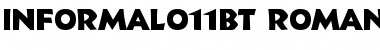 Download Informal 011 Regular Font Title Preview