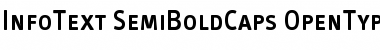 Download InfoText SemiBoldCaps Font Title Preview