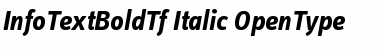 Download InfoTextBoldTf Italic Font