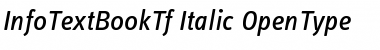 Download InfoTextBookTf Italic Font Title Preview