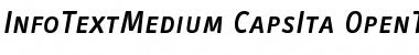 Download InfoTextMedium CapsIta Font Title Preview