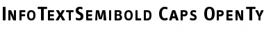 Download InfoTextSemibold Caps Font Title Preview
