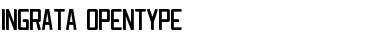 Download Ingrata Regular Font Title Preview