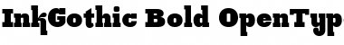 Download Ink Gothic Bold Font Title Preview