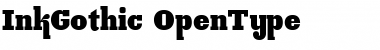 Download Ink Gothic Regular Font Title Preview