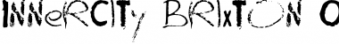 Download InnerCity Brixton Font Title Preview
