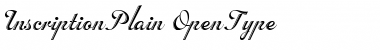 Download Inscription Plain Font Title Preview