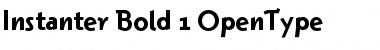 Download Instanter Bold Font Title Preview