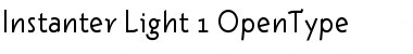 Download Instanter Light Font Title Preview