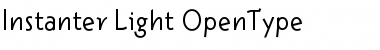 Download Instanter Light Font Title Preview