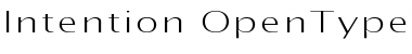 Download Intention Regular Font Title Preview