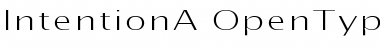 Download Intention A Font Title Preview