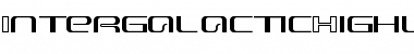 Download Intergalactic Highway Font Title Preview