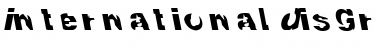 Download InternationalDisgrace Obleek Font Title Preview