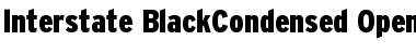 Download Interstate BlackCondensed Font Title Preview