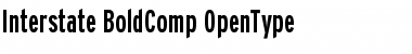 Download Interstate Bold Comp Font Title Preview
