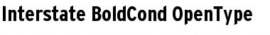 Download Interstate Bold Cond Font Title Preview
