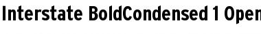 Download Interstate BoldCondensed Font Title Preview