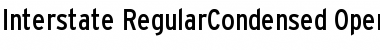 Download Interstate-RegularCondensed Regular Font Title Preview