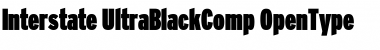 Download Interstate UltraBlack Comp Font Title Preview