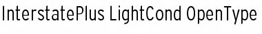Download InterstatePlus Light Cond Font Title Preview
