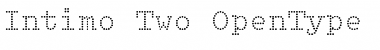 Download Intimo Two Font Title Preview