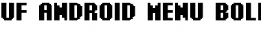 Download UF Android Menu Bold Regular Font
