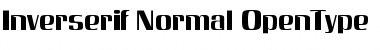 Download Inverserif Normal Font Title Preview