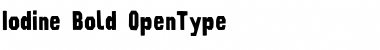 Download Iodine Bold Font Title Preview