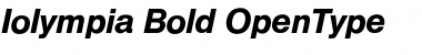 Download Iolympia Bold Font Title Preview