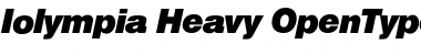 Download Iolympia Heavy Font Title Preview
