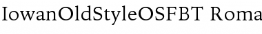 Download Bitstream Iowan Old Style OSF Font Title Preview