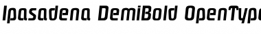 Download Ipasadena DemiBold Font Title Preview
