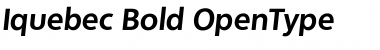 Download Iquebec Bold Font Title Preview