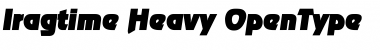 Download Iragtime Heavy Font Title Preview
