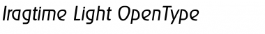 Download Iragtime Light Font Title Preview