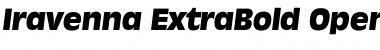 Download Iravenna ExtraBold Font Title Preview