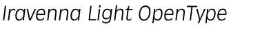 Download Iravenna Light Font Title Preview