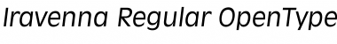 Download Iravenna Regular Font Title Preview