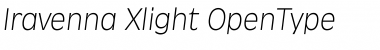 Download Iravenna Xlight Font Title Preview