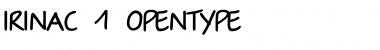 Download IrinaC Regular Font Title Preview