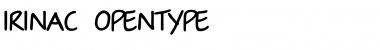 Download IrinaC Regular Font Title Preview