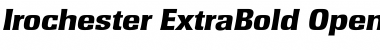 Download Irochester ExtraBold Font Title Preview