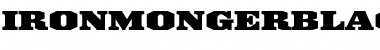 Download Ironmonger Black Font Title Preview